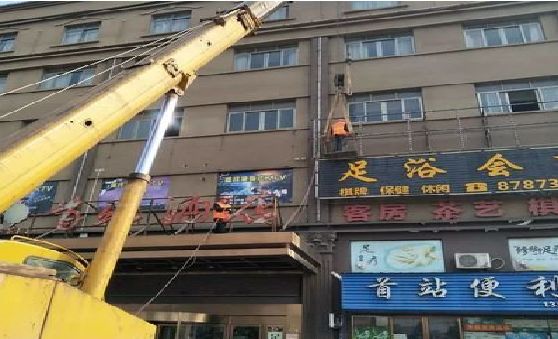 建宁安装较高的门店招牌有什么好的方法？